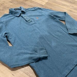 Ralph Lauren Men's Teal Polo Shirt